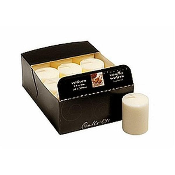 Candlelite 1276-570 1.5 Inch Scented Votive Candle - Vanilla Wafers - Case of 12 1276-570 - main